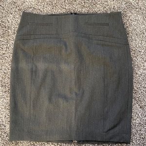 Express size 4 grey business skirt